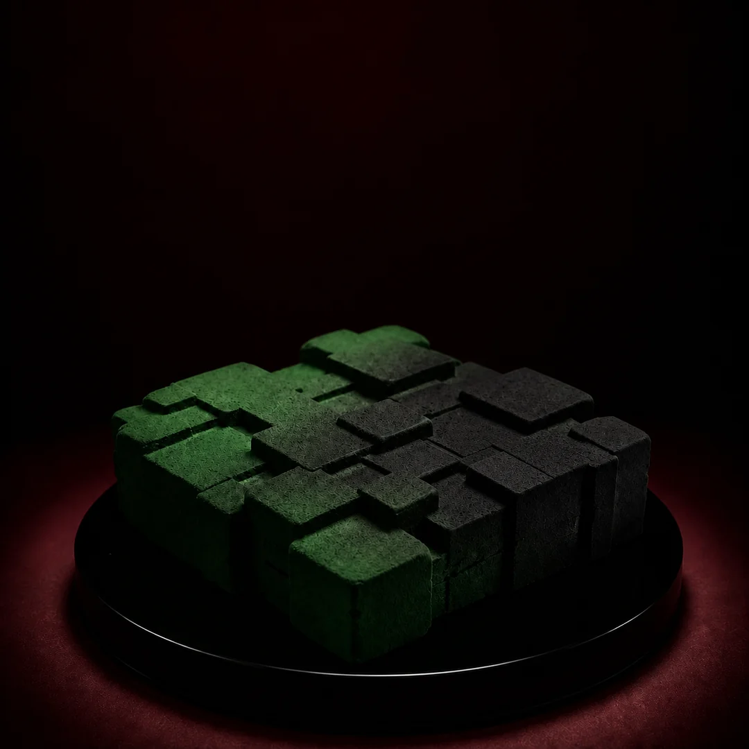Green geometric entremet