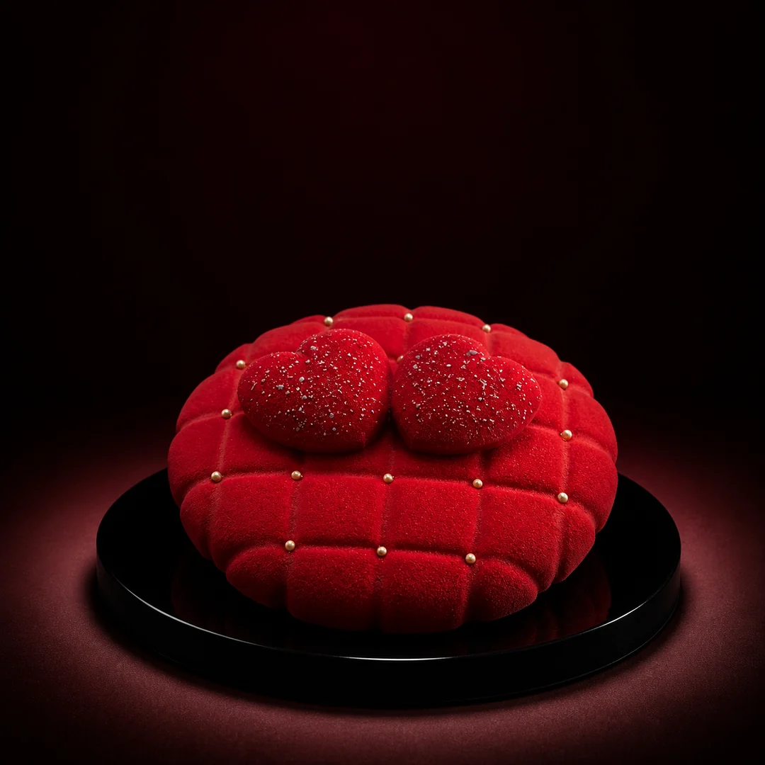 Ruby round entremet